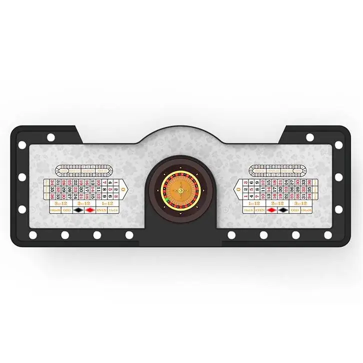 YH Professional Free Roulette Ball Casino Style Roulette Poker Table With Cup Holder