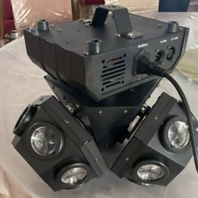 80 RGBW Laser Moving Head LED Disco Lights KTV Bar Club-360 Degree BEAM Light Stage Party Lighting DMX Sale Red Green Emission