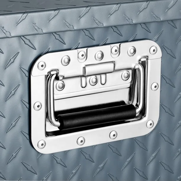 Diamond Plate Aluminum Pickup Truck Tool Box, Customized Metal Storage Tool Box For Trailer