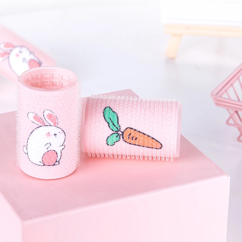Cartoon style plastic hair curlers, cute style for home use in hair salons
