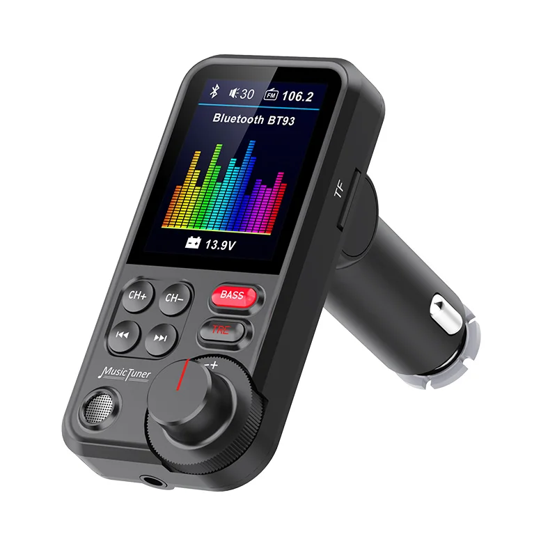  Victsing lcd беспроводной mp3 радио плеер bluetooth fm передатчик для