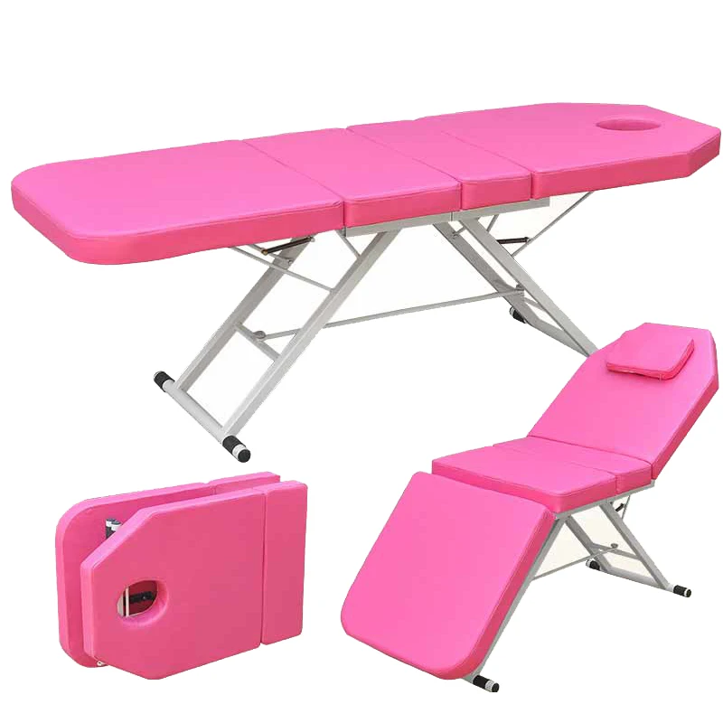 Factory Price Durable Adjustable Portable Folding Metal Beauty Massage Bed Salon Massage Chair