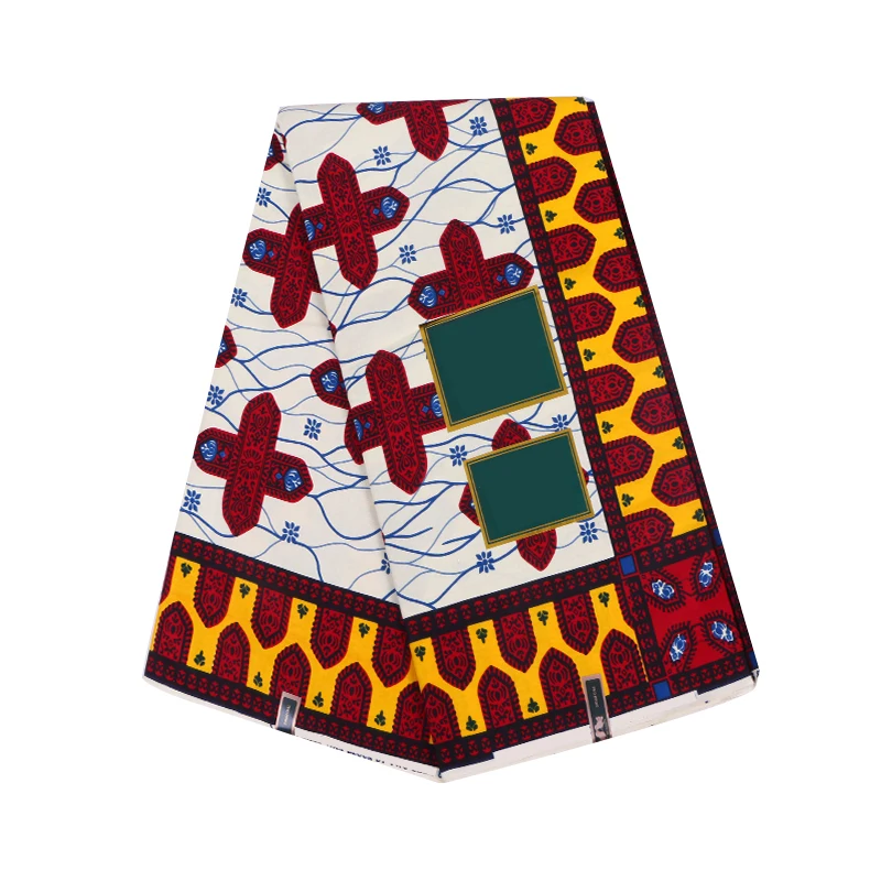 Китайская фабрика OEM & ODM африканская восковая печать большой цветок черная африканская восковая ткань