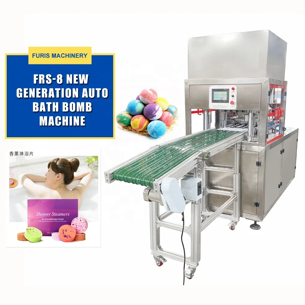 Full Auto bath bomb machine bath salts ball shower steamer shampoo bar ceramics Zirconia mold hydraulic press machine supplier
