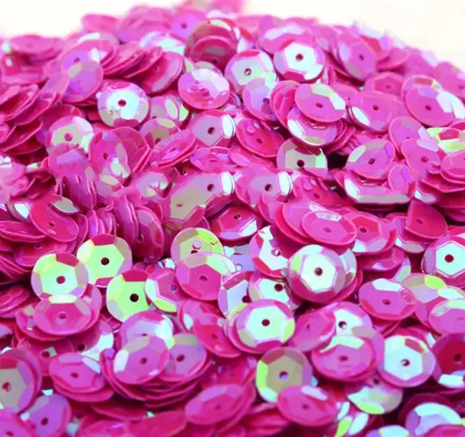 8x8mm copper colorful Spangle Sequin in bulk