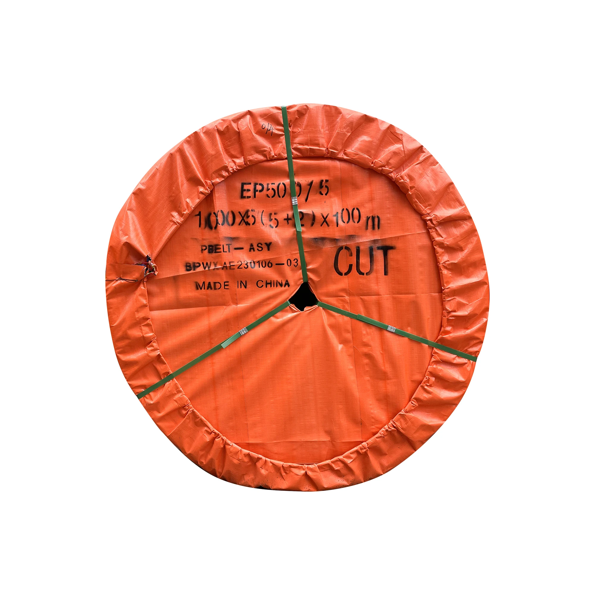 EP 200 EP 250 EP 300 Fabric Rubber Conveyor Belt Wear Resistance Rubber Conveyor Belt - Ep100