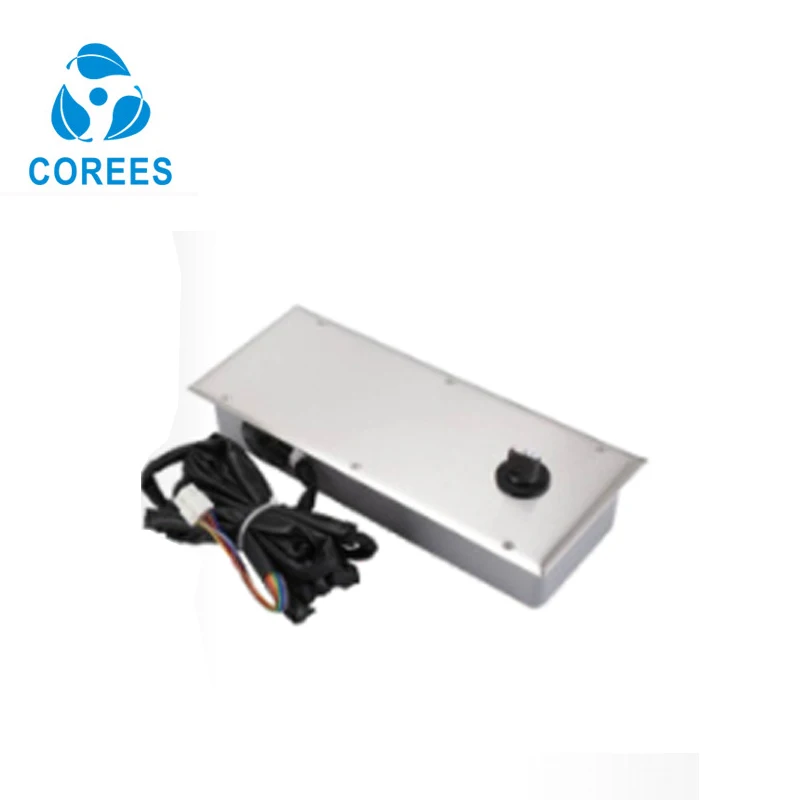 The concealed automatic flat door operator with the tempered glass door opening in both directions