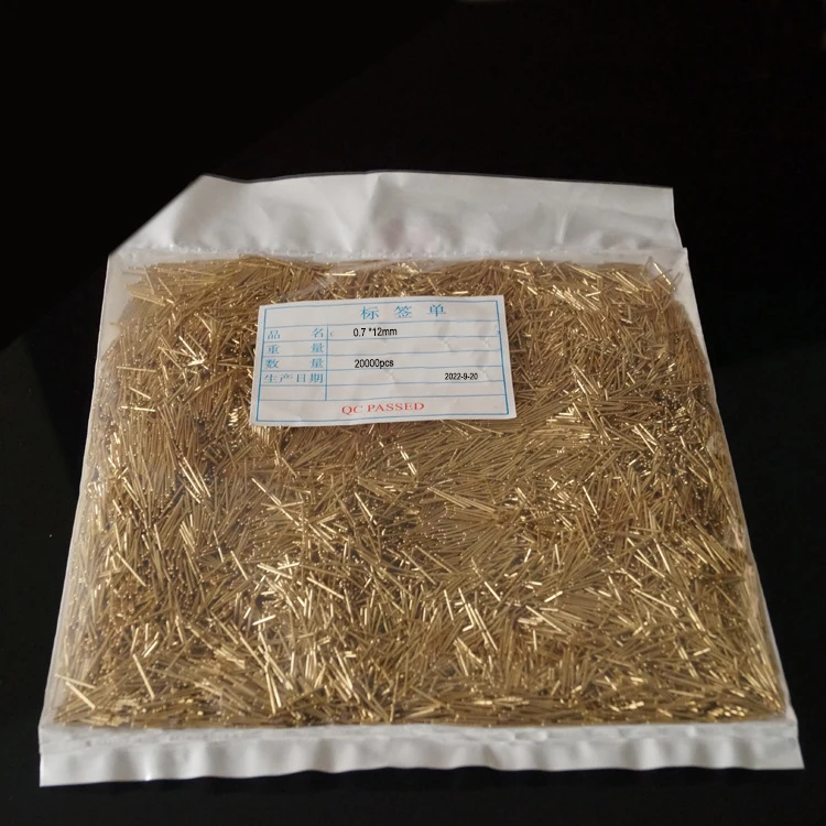 Wholesale Brass Straight Pins Safety Earring Post Pins without Head