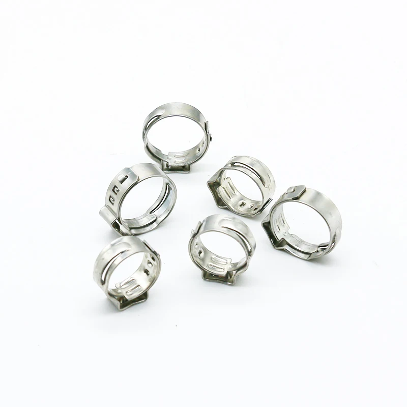 New Popular Selling 304 Stainless Steel Single Ear Clamp 360 Degrees Sealed Ear Quick-Grip Clamp