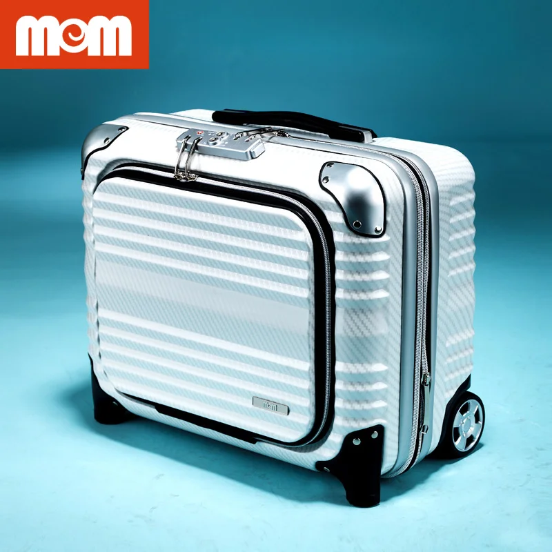 High-quality and Hot-sale PC zipper luggage with pc film in the surface