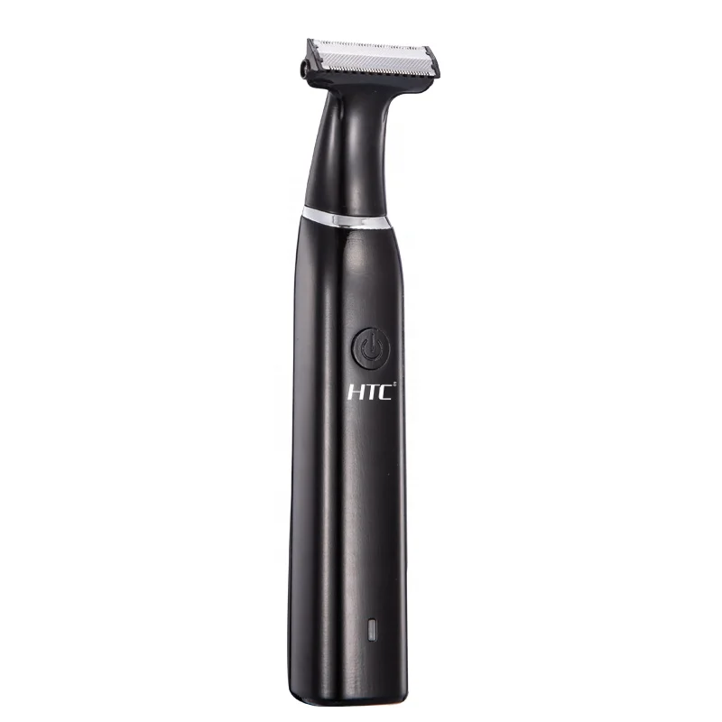 
HTC new trending electric shavers for men and women Lithium battery waterproof precision hair cutter body shaver 2 in 1 