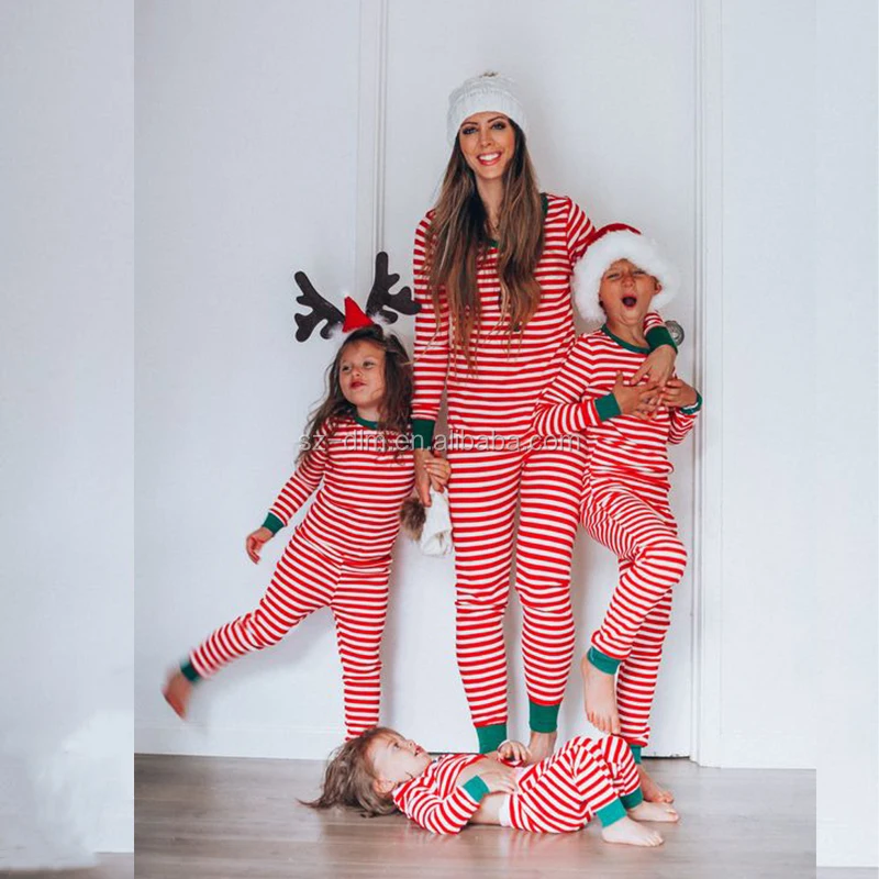 Hot styles home Sleepwear Nightwear kids christmas clothes christmas matching family pajama clothes for kids