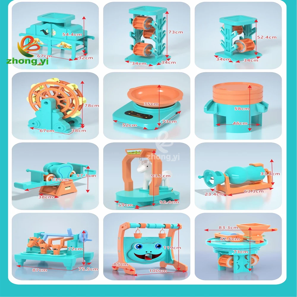 Zhongyi Amusement Patent Large Sand Pool Toys Kids Sand Pit Outdoor Beach Sand Toys for Indoor Playground