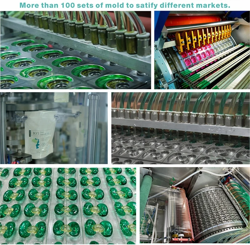 Wholesale Washing Pods Capsule Manufacturer Custom Scent Remove Stain Anti Mite 3 4 5 6 7 in 1 Detergent Pods