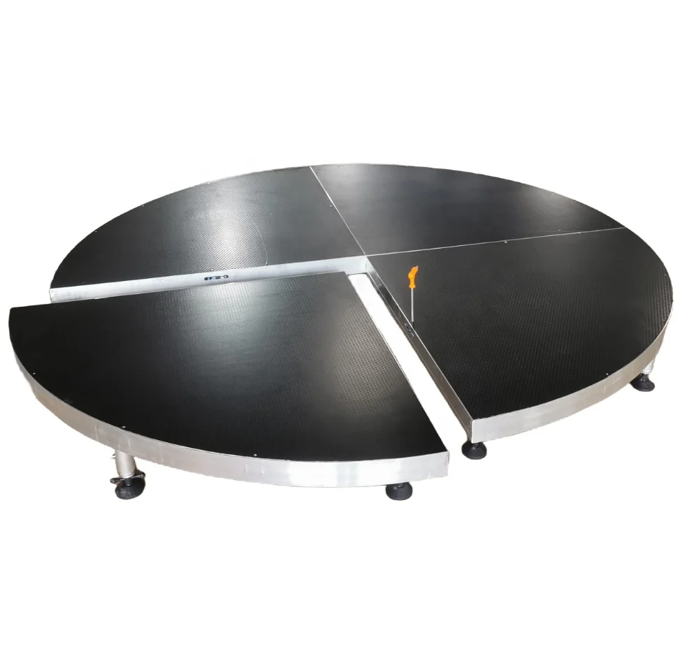 Round Staging Camlock Circle Wooden stage Outdoor Event Aluminum Portable Stage Platform