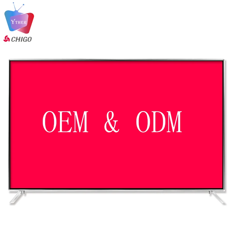  CHIGO OEM 70 дюймовый металлический закаленный смарт-телевизор 4K усиленный Телевизор