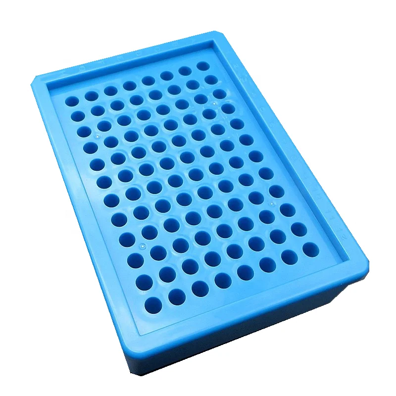 96 Wells PCR Tubes Cryo Low Temperature 0.2ml Centrifuge Tubes Rack