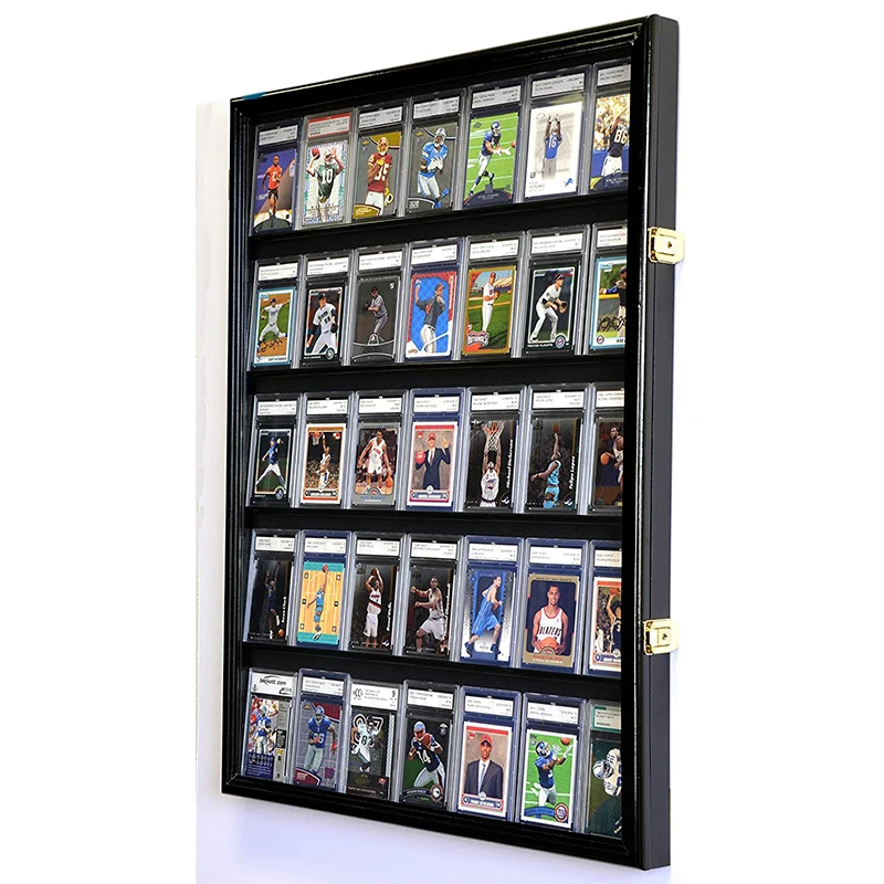 Factory Direct Delivery Wall Mounted Acrylic Display Showcase Graded Trading Card Display Case For Wholesale