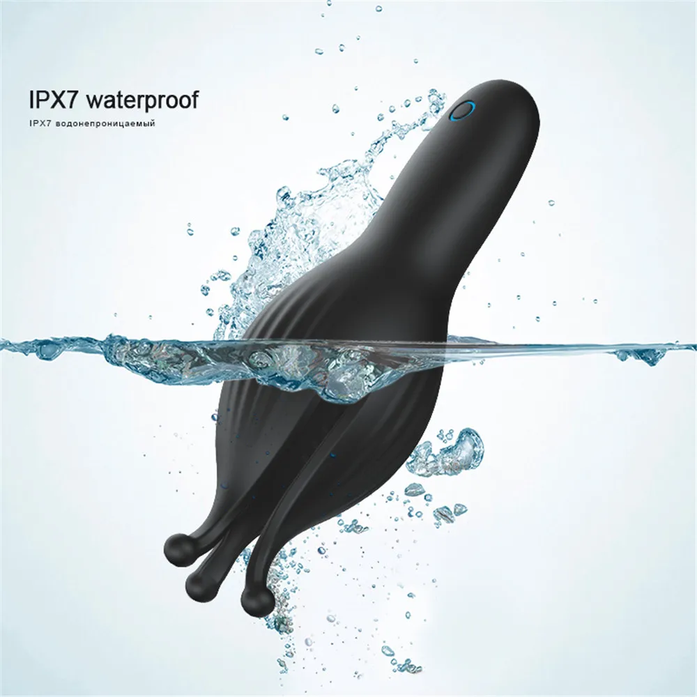 delay ejaculation sex toy Penis Stimulator glans penis training Male Masturbator Vibrator Glan Massager Vibrator For Men Penis