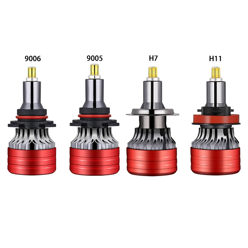 High Quality 6 side 12v 24v h7 car led xenon headlights h4 12000lm light kits universal auto car led lamp