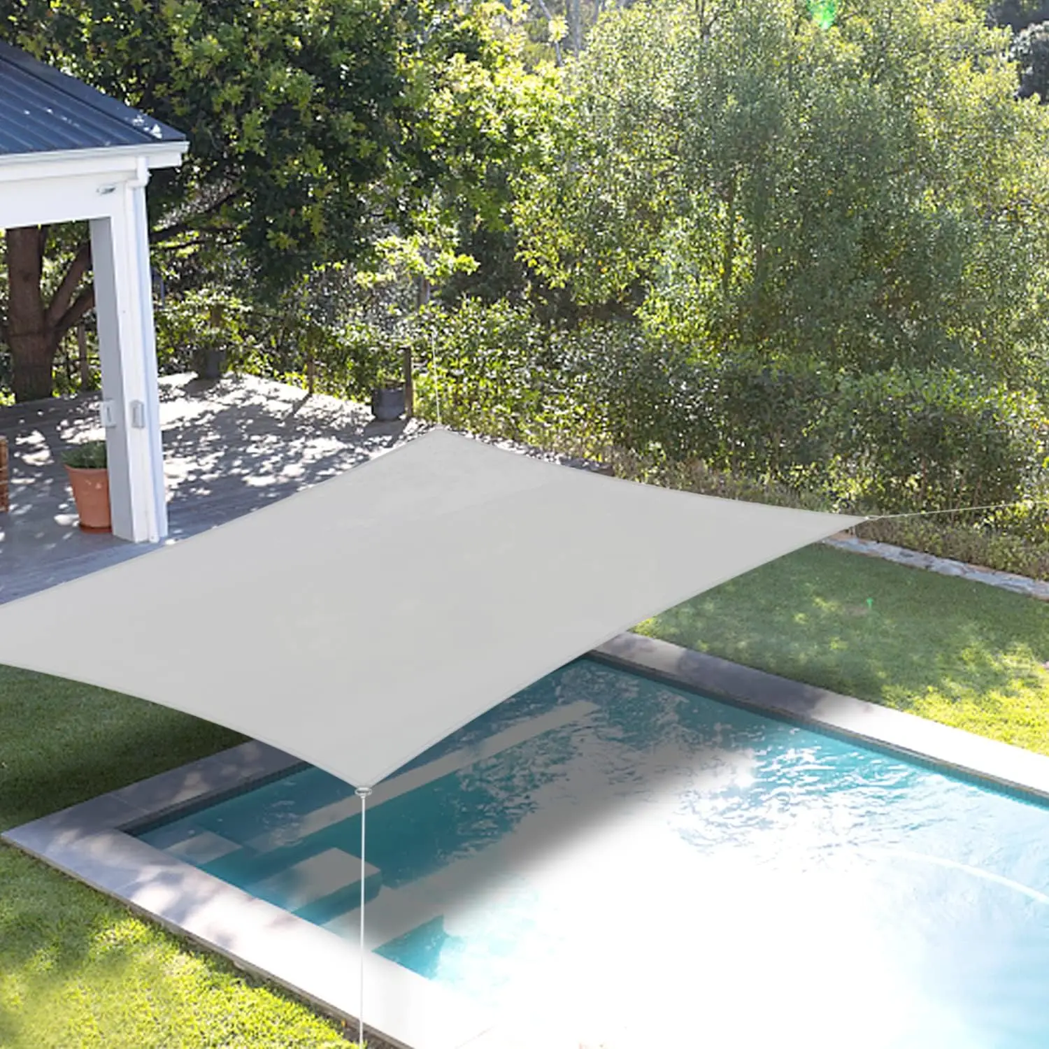 Outdoor Waterproof Rectangle Heavy Duty Good Price Anti UV Patio Garden Sun Shade Sails cast aluminum decorative sail boat