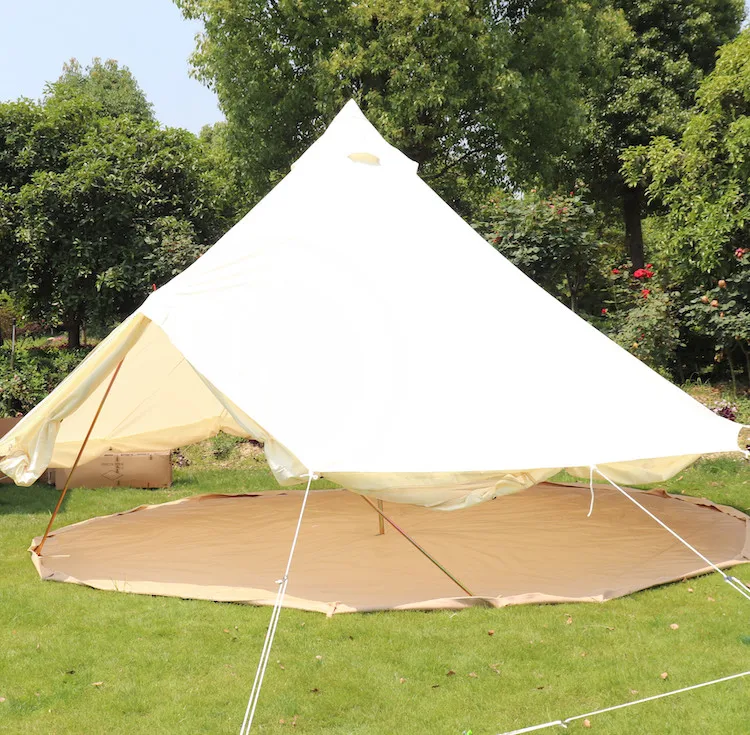4 Season Manufacturers Price 5m Glamping Cotton Canvas Bell Tent