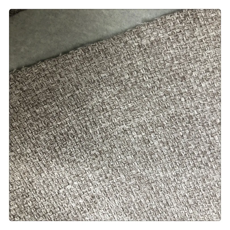 High Quality Polyester Plain Linen Upholstery Fabric for Sofa and chair