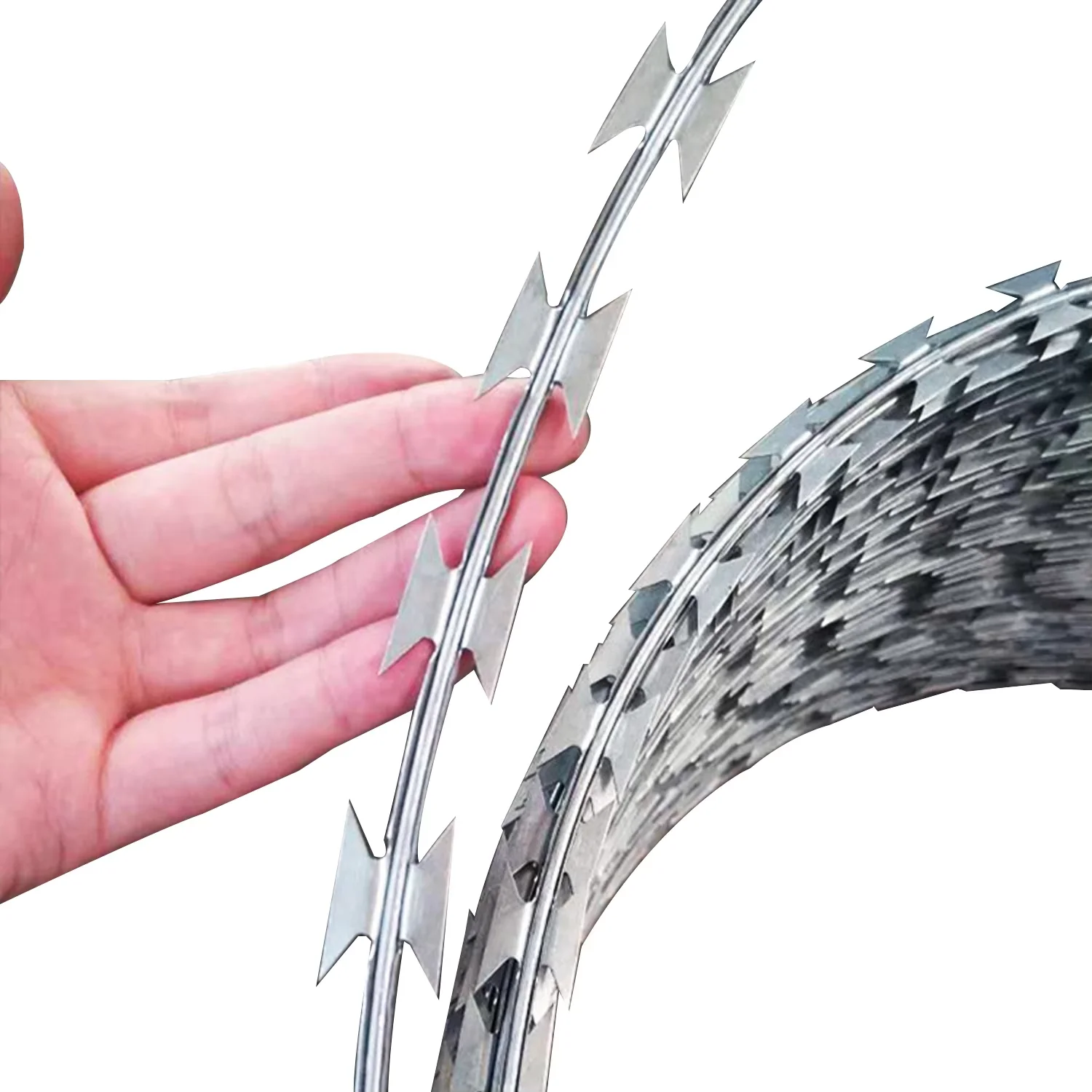 Забор из колючей проволоки для фермы