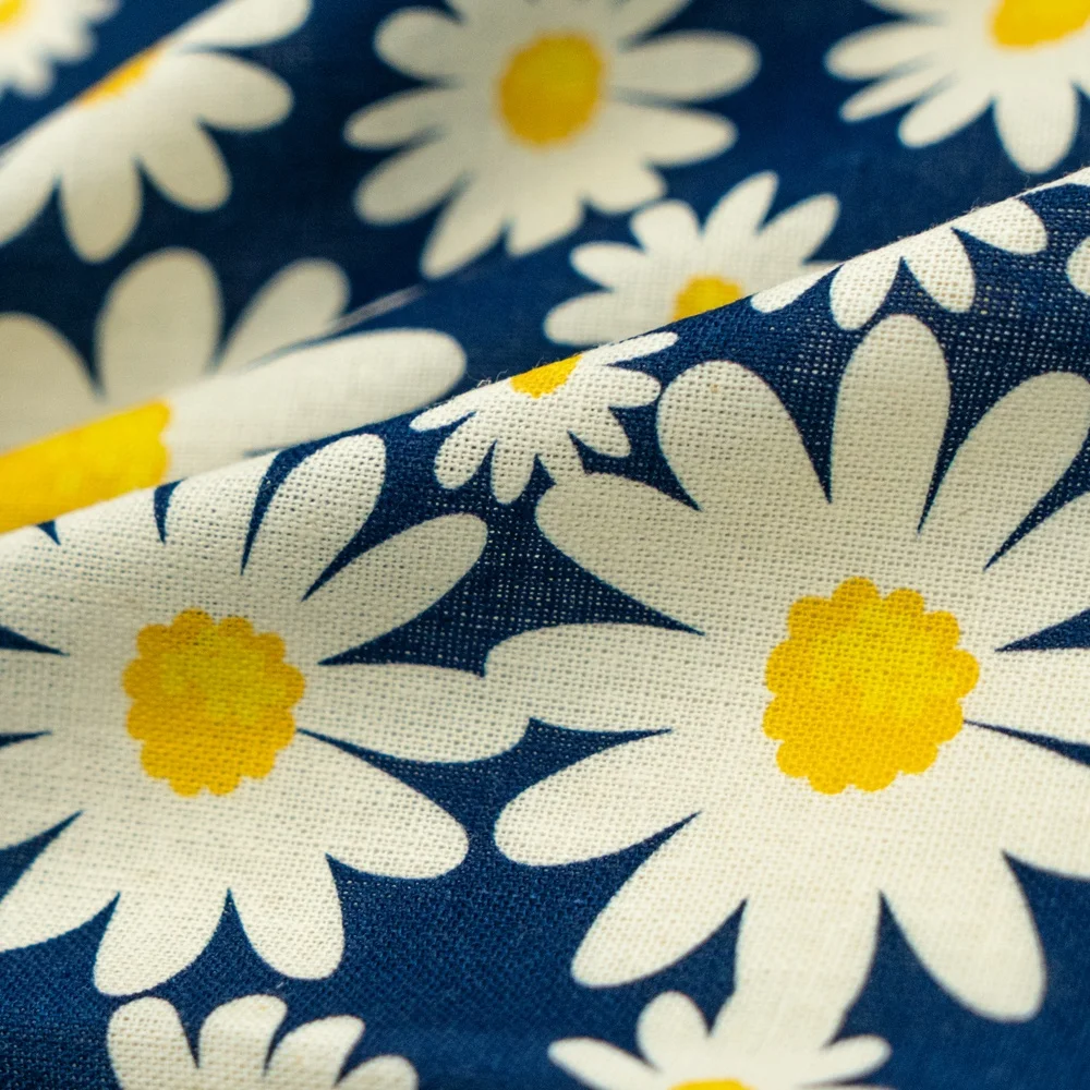 Light Linen Rayon Blended Fabric Woven Custom Digital Printing Summer 100% Linen Fabric for Garment