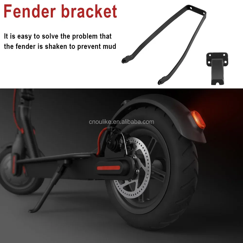 Rear Wheel Fender kit for Xiaomi M365 1S Pro PRO2 Mi3 Electric Scooter Back Mudguard Taillight Rear Fender Bracket Support Parts