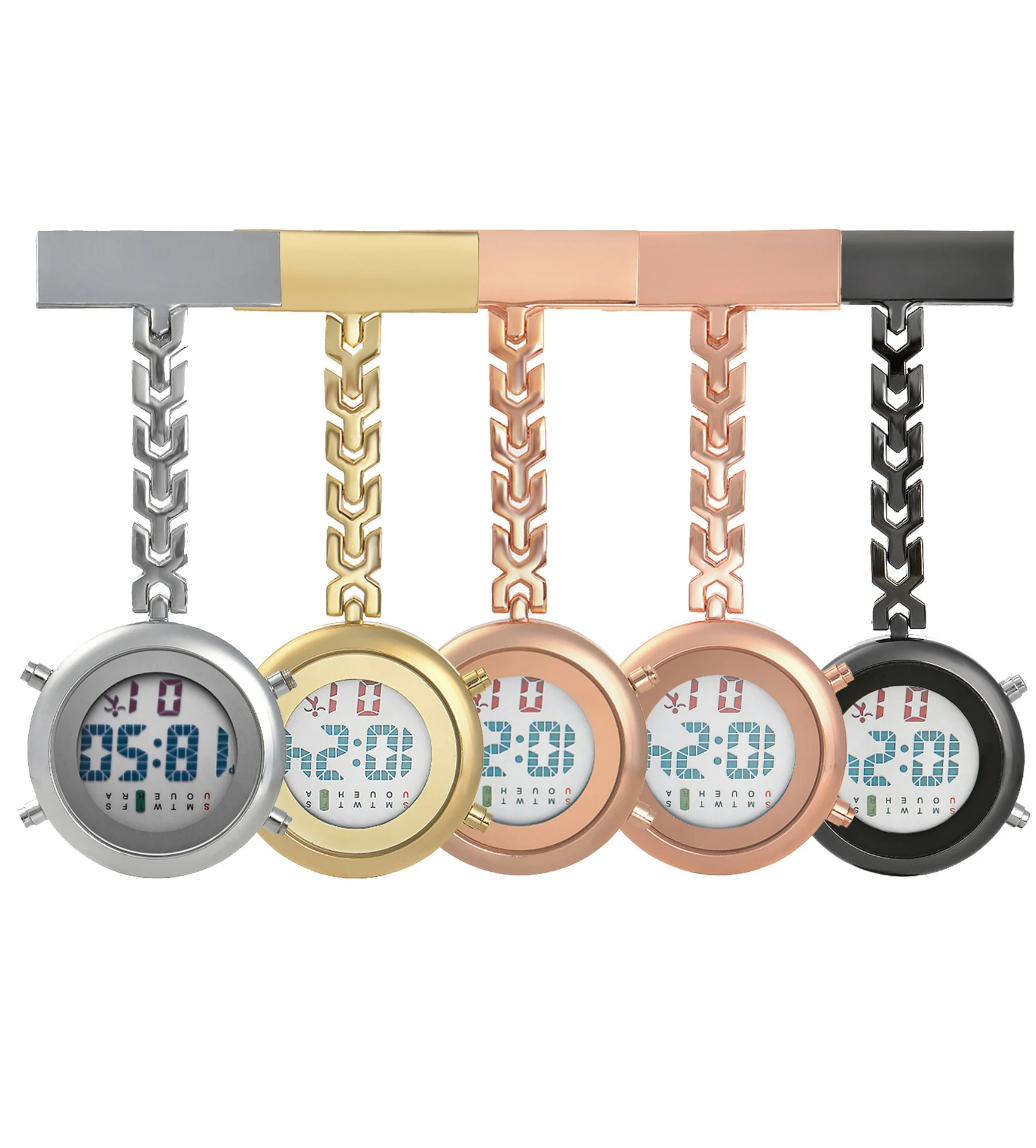 Custom Logo Portable Creativity Nurses Digital Watch Creativity Wholesale Nurse Watch Dropshipping High-Quality