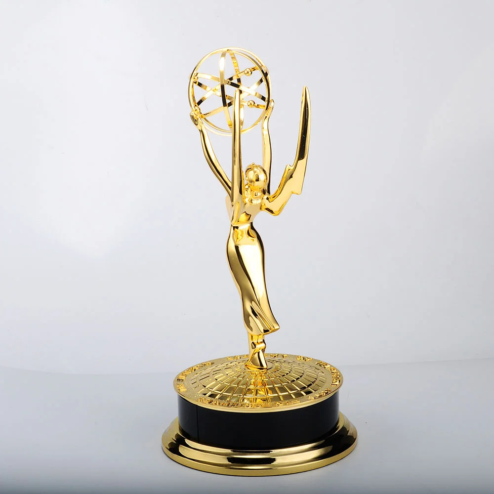 2024 Factory Direct Sale World Popular Oscar Dancer Trophy Cup 30cm Soccer  Dance Metal Material 39CM Football League trophy
