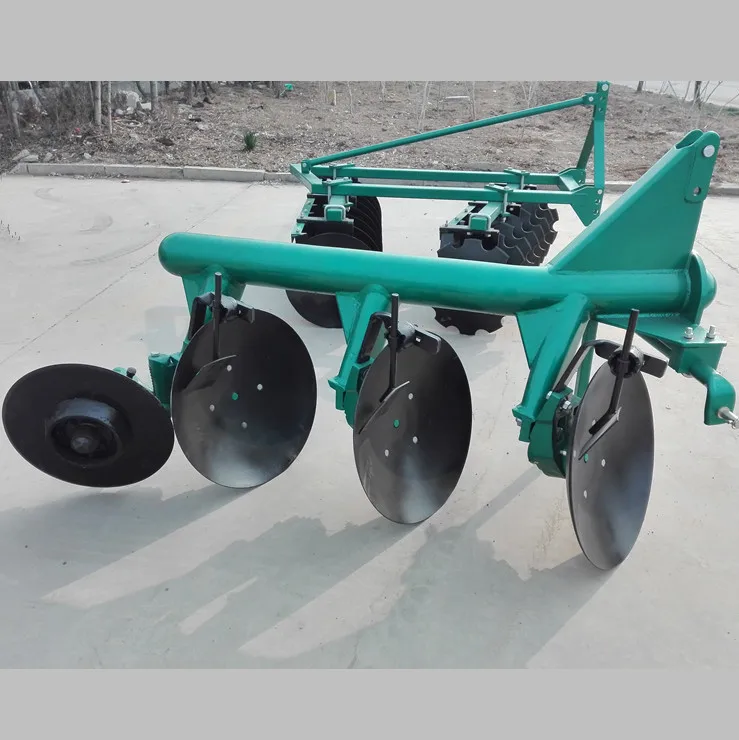 Farm tillage machine Tractor mounted 3 blades round tube disc plough