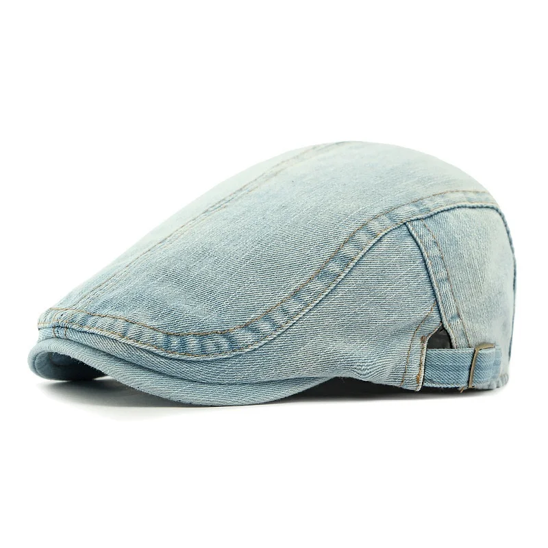 Hot Sale Outdoor Unisex Casual Fashion ivy cap Hat Newspaper Boy Hat Denim Ivy Hats