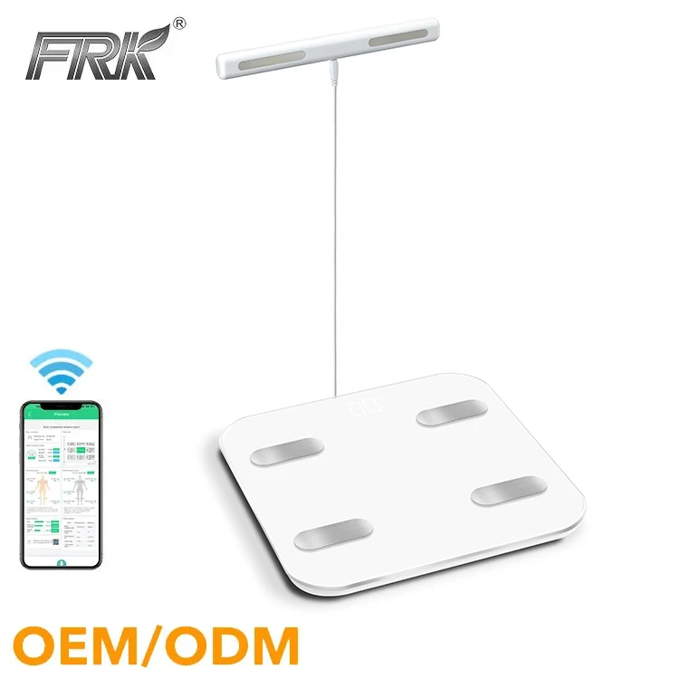 Cheap High Accuracy Lcd Display Glass Platform 180kg Composition Body Fat Scale