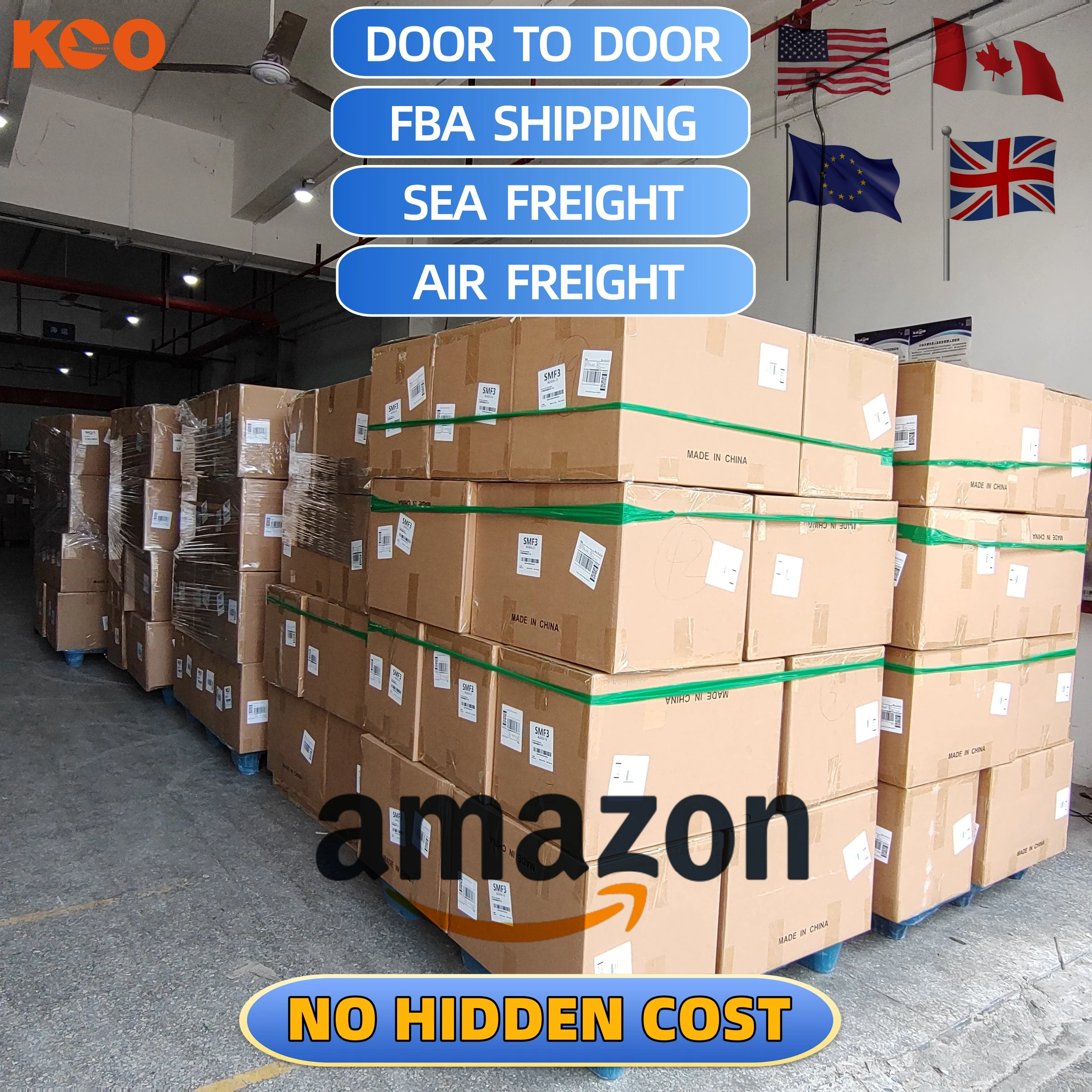 Professional And Cheapest Services Logistics LCL China To USA/Canada/UK/Europe Freight Forwarder