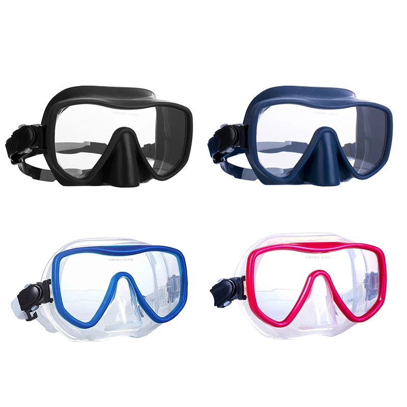 Оптовая продажа китайская фабрика подводная Нетоксичная профессиональная маска для дайвинга взрослых
