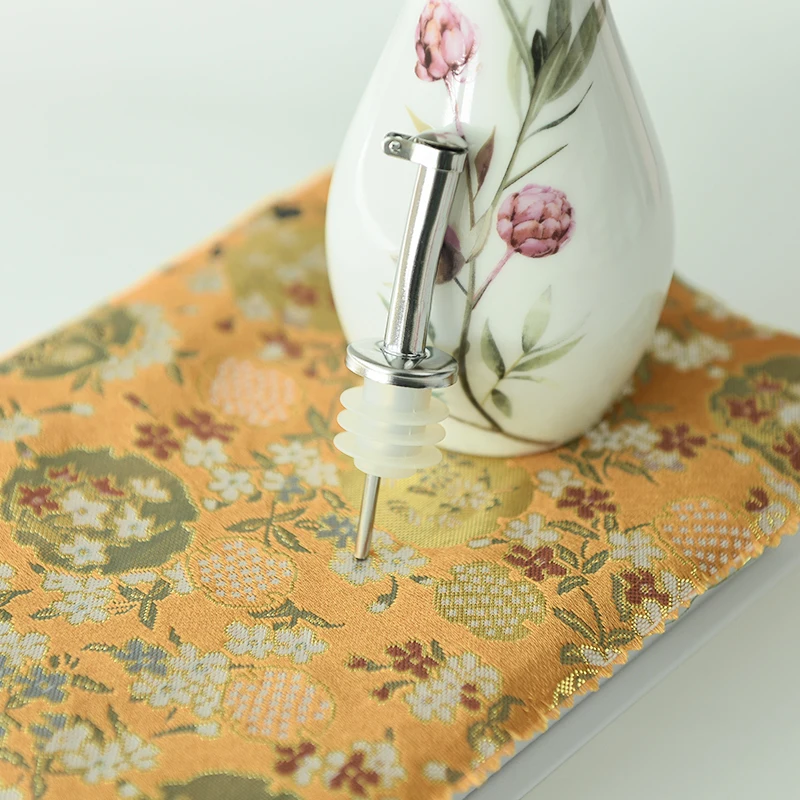 Dinner Set Garden Charger Olive Oil Bottle Dispenser Porcelain Vinegar Cruet with Steel China Storage Bottles & Jars Ceramic