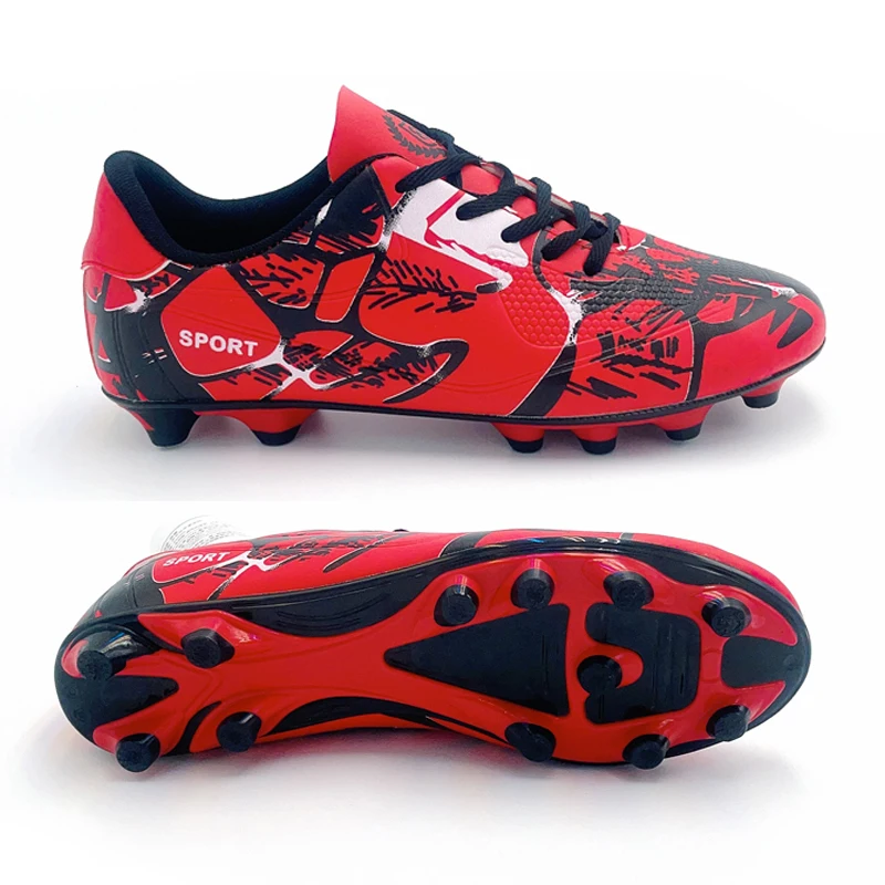 Cheap Custom design logo Wholesale ODM soccer boots Football Shoes Boys Soccer Shoes Kids Outdoor/Indoor Soccer Cleats Sneaker