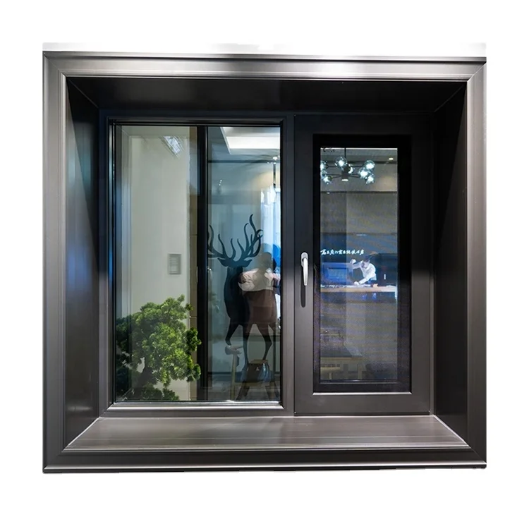 Top Aluminium 160 Profile Bottom Felt Seals Mosquito Netting Roller Single Pane Handle For Shutter Lock With C2 Sliding Window