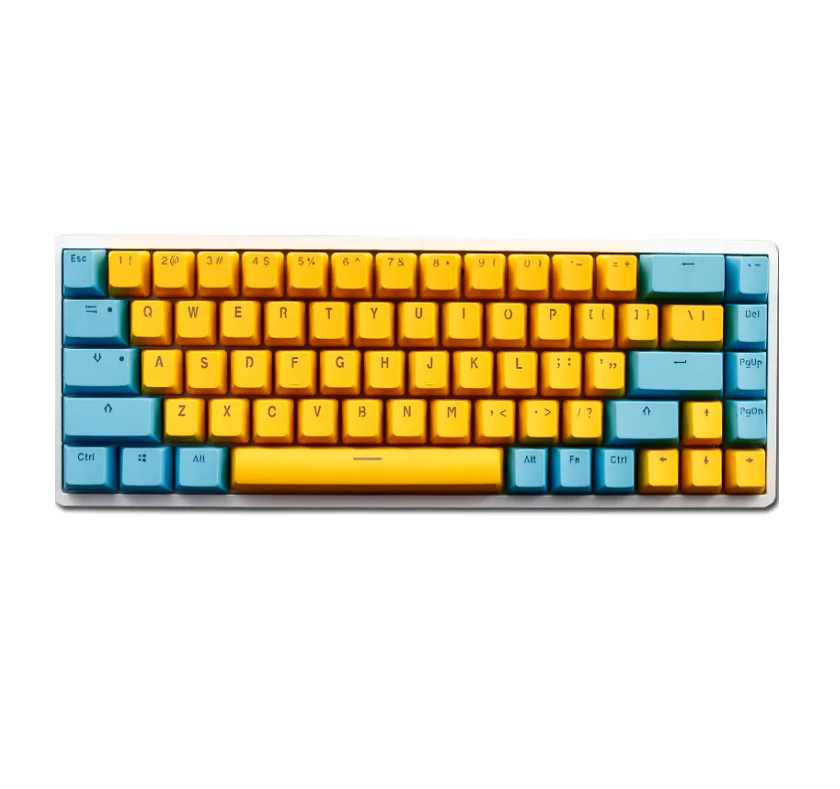 Royal Kludge RK keycap moule g915 transparent ru en custom logitech one piece 60% keycap 68 pbt cherry mx