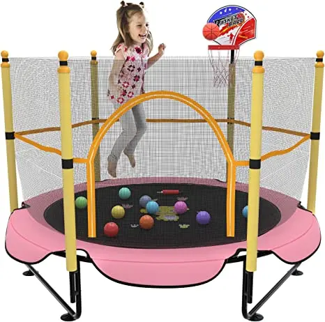 JTB002B Hot Selling Trampolines for Kids, Mini Kids Trampoline 38 Inch Indoor/Outdoor Trampoline with Handle