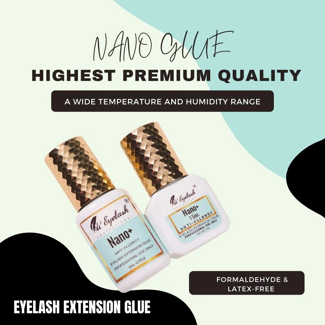 hieyelash 3ml No Irritation Bottle Black Best Private Label Japan Wholesale Professional Permanent Eyelash Glue