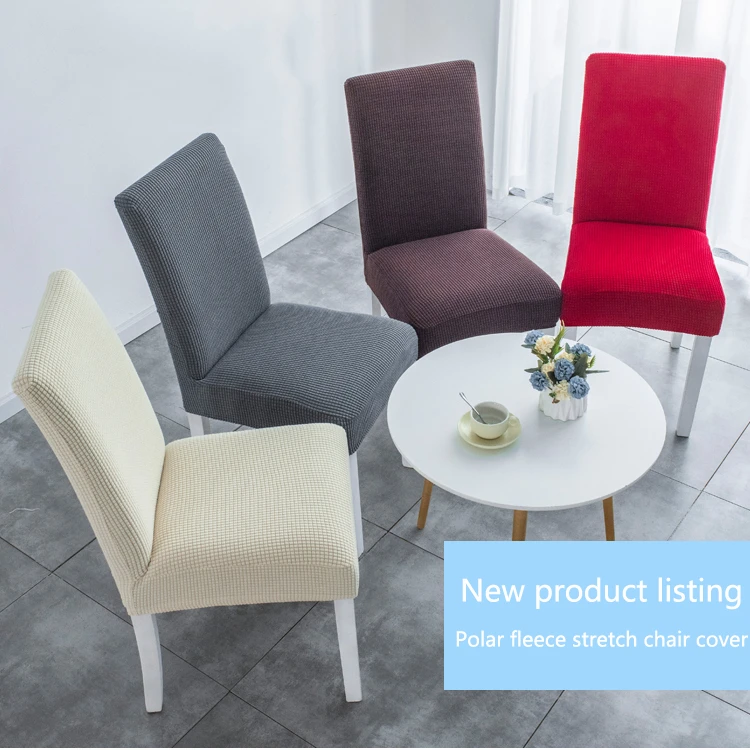 Banqueting chairs Polyester Spandex Fleece Covers Restaurant Room Office Banquet Housse De Chaise