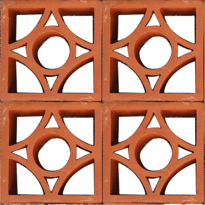 Терракотовый бризовый блок настенные декоративные глиняные решетчатые