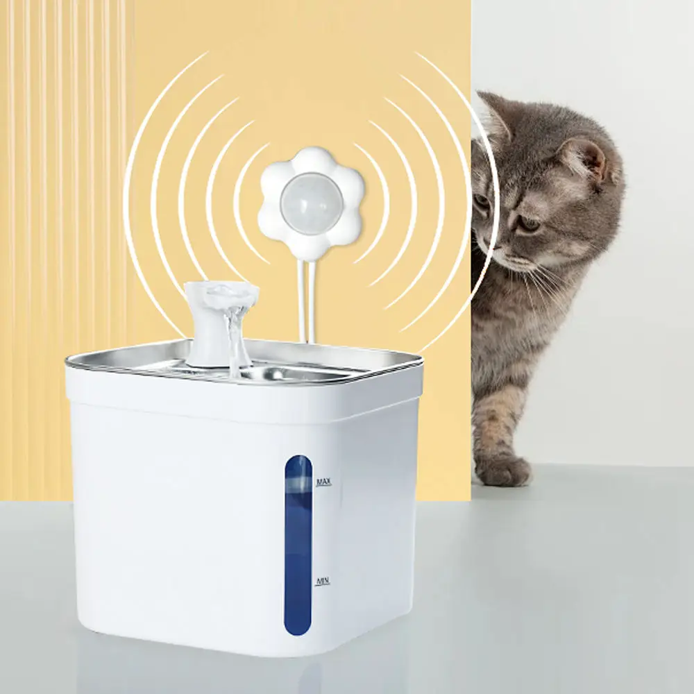 Wholesale 2.2L Automatic Circulation Pet Water Dispenser With Filter Drinking Water Fountain For Dogs Cats Small Animals
