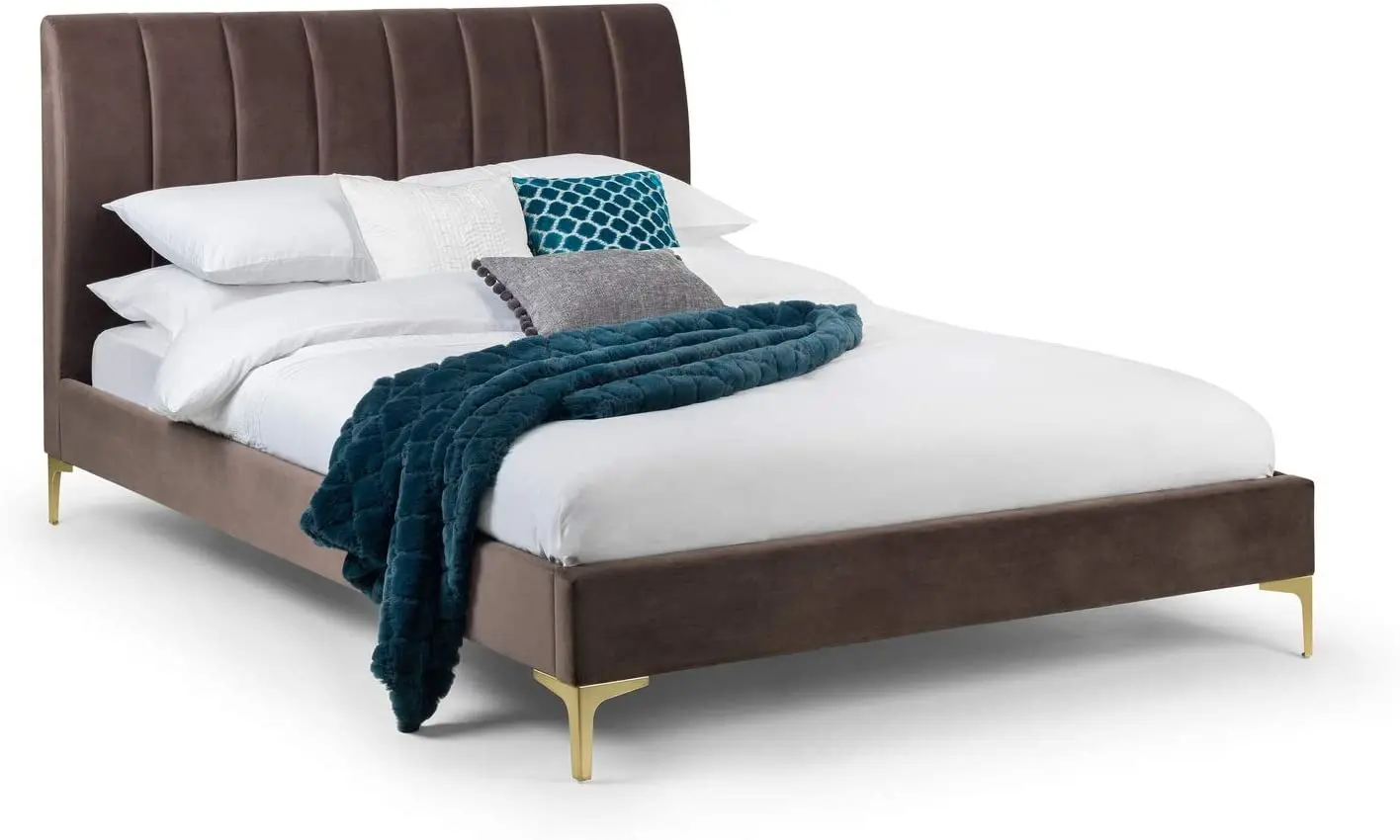 Home Furniture Nordic California King Queen Size Storage Ottoman Hotel OEM/ODM Fabric Single Bed