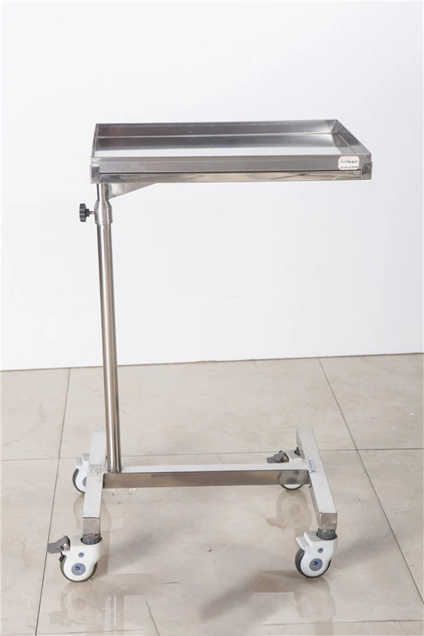Eur Pet Manufacture Professional Veterinary Equipment Clinic Hospital 304 Stainless Steel Medical Trolley