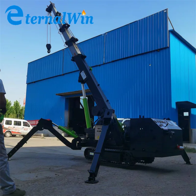 Henan new mini crawler crane mobile crane for sale
