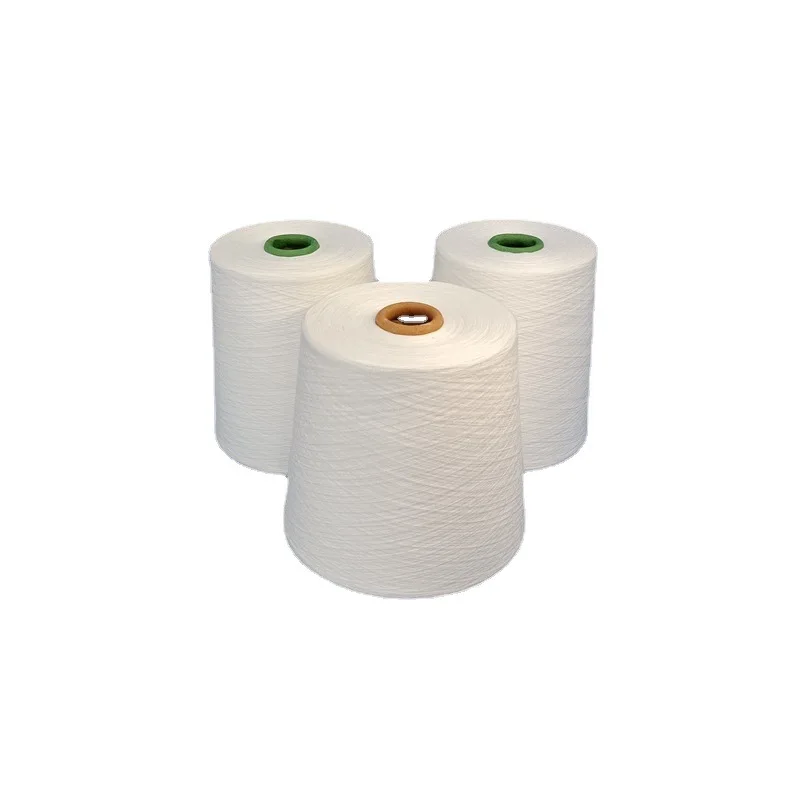 Organic cotton Modal yarn, recycled polyester  viscose color spinning